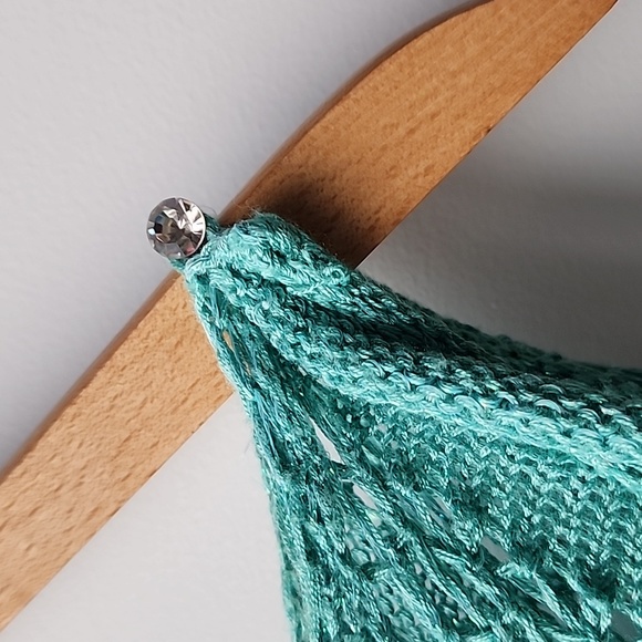 Vintage Marciano Boat Neck Pointelle Knit Tank Top - Picture 4 of 8